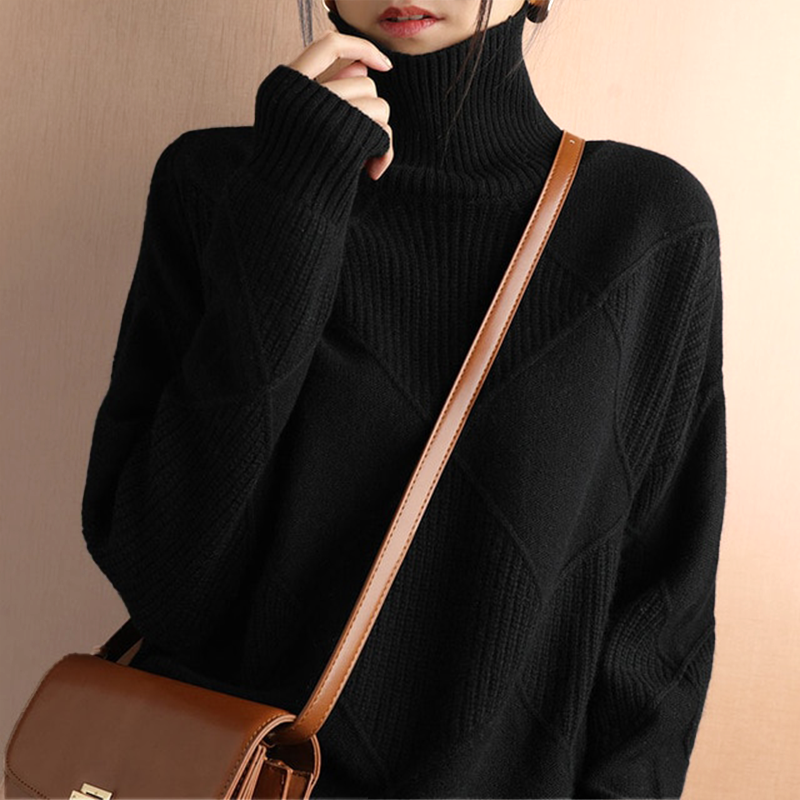 Structured Turtleneck Sweater