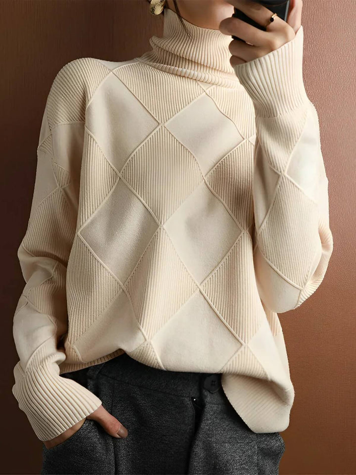 Structured Turtleneck Sweater