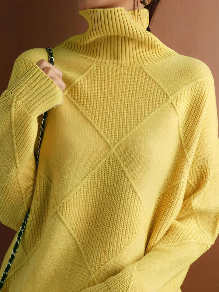 Structured Turtleneck Sweater