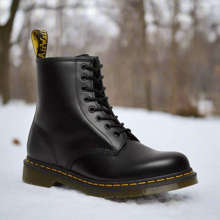 Stylish Combat Leather Boots