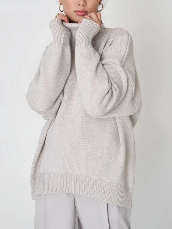 Oversized Loose Turtleneck Sweater