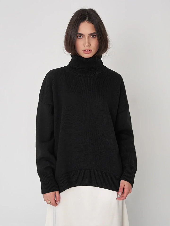 Oversized Loose Turtleneck Sweater