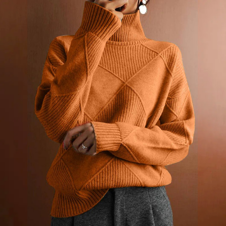 Structured Turtleneck Sweater