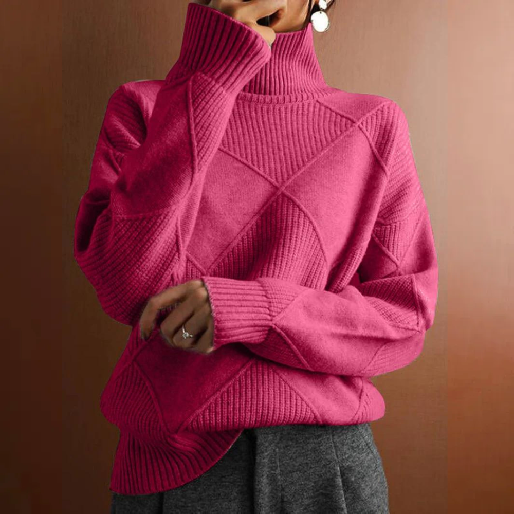 Structured Turtleneck Sweater