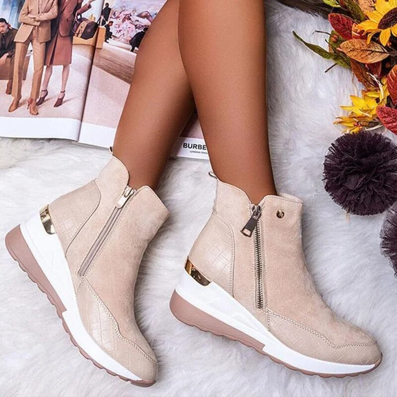 Chunky Sneaker Ankle Boots